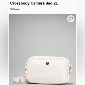 Lululemon crossbody camera bag
